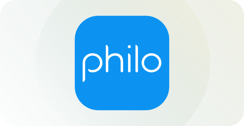 Philo TV 로고 