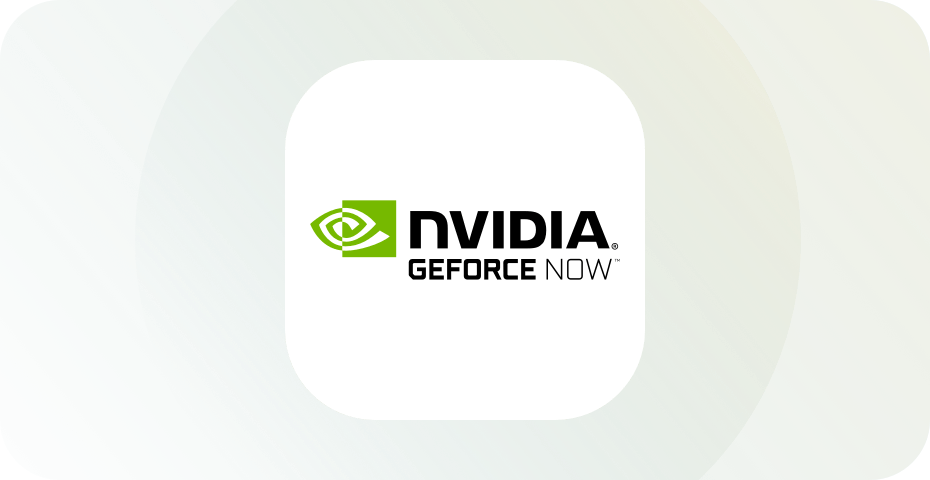 Логотип Nvidia GeForce Now.