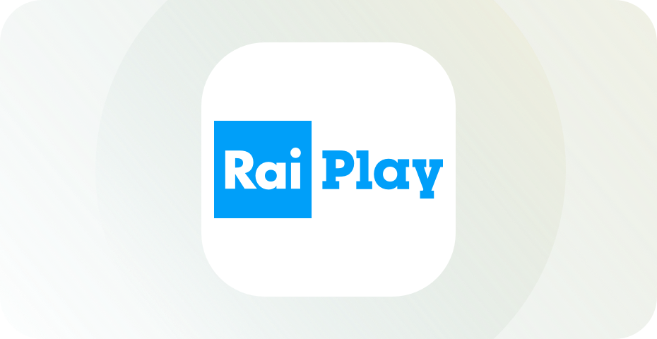 Logo pour le service de streaming italien RaiPlay