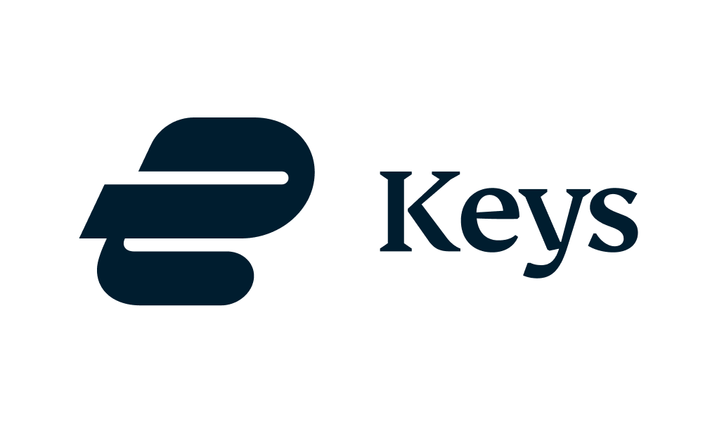 ExpressVPN Keysin lyhyt logo tummana versiona.