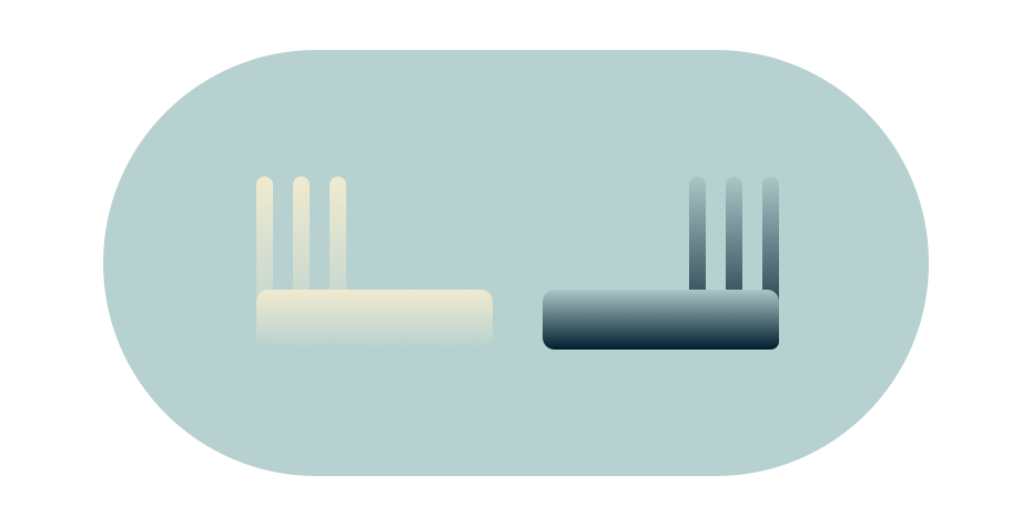 Configuración de router dual.