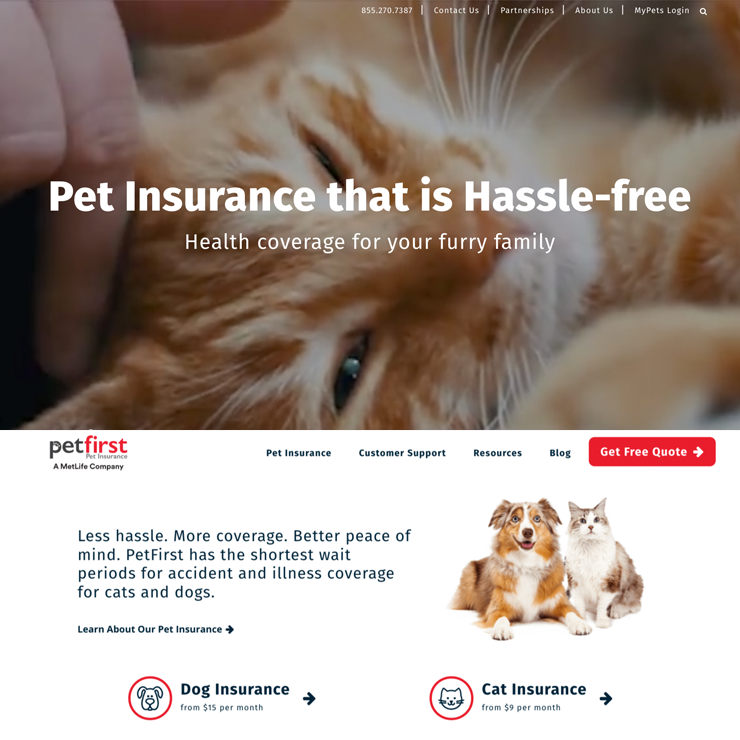 PetFirst screen shot