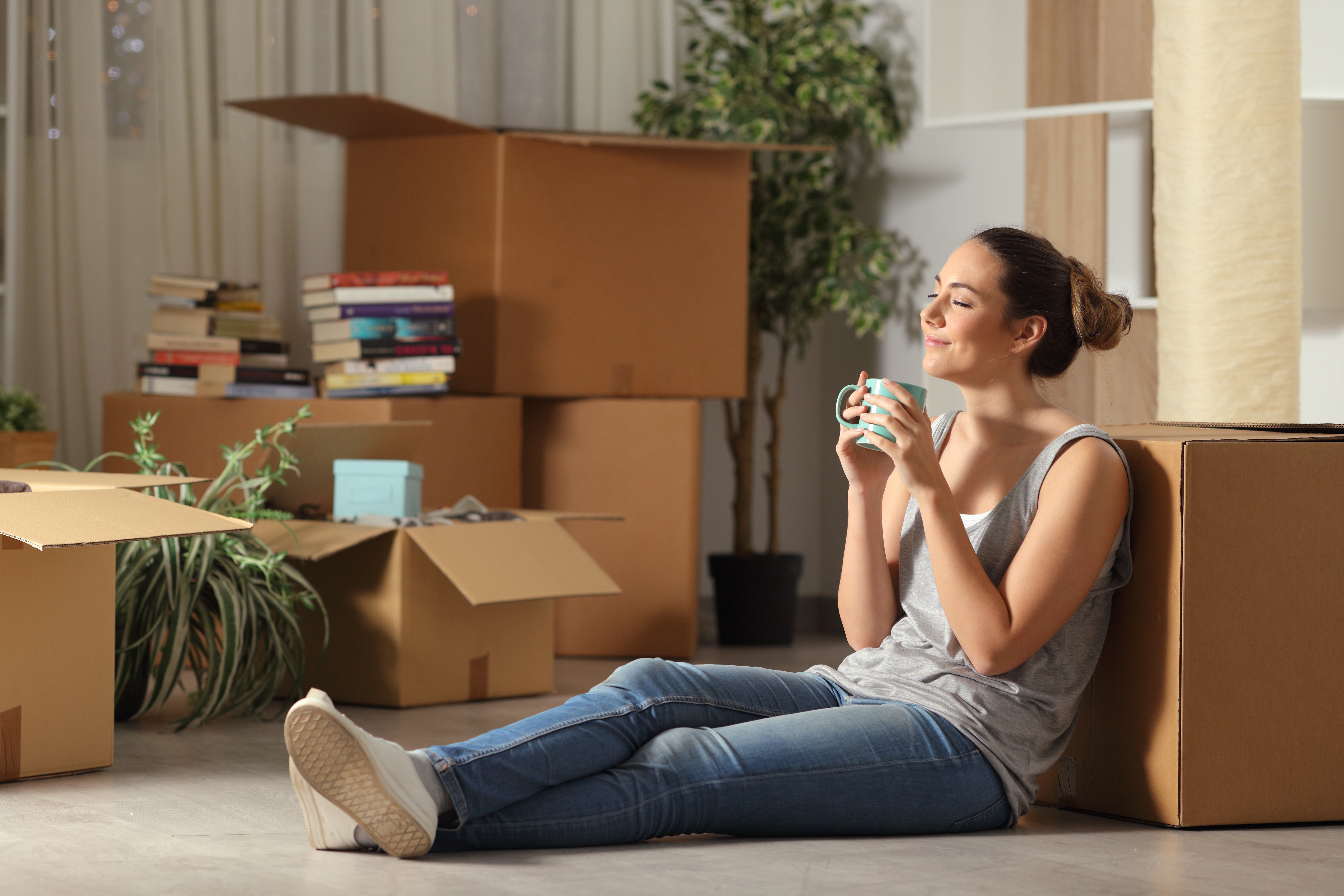 woman-sipping-coffee-in-home