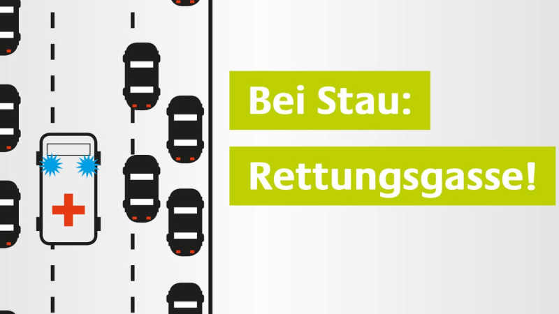 So geht die Rettungsgasse