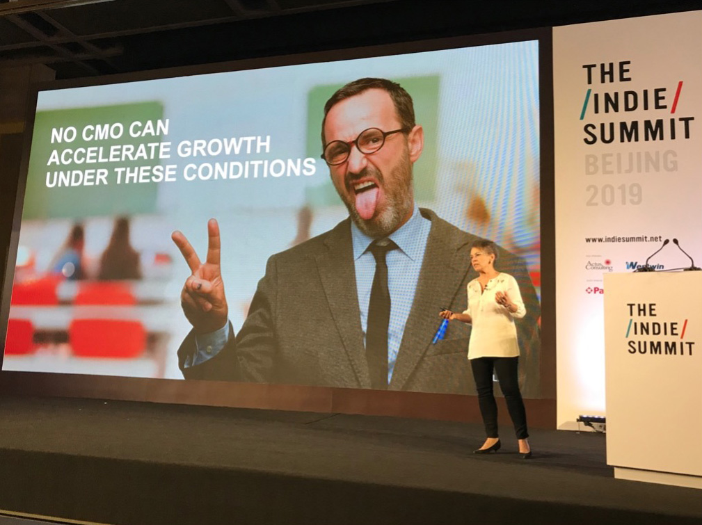 Marsha Lindsay Presenting a The Indie Summit Beijing 2019