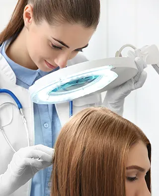 What Tests To Expect When You Visit A Dermatologist For Hair Loss Banner Image