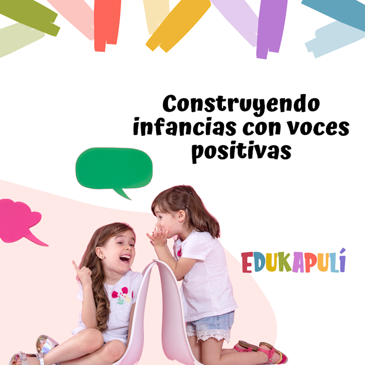 Dos niñas hablando sentadas en sillas