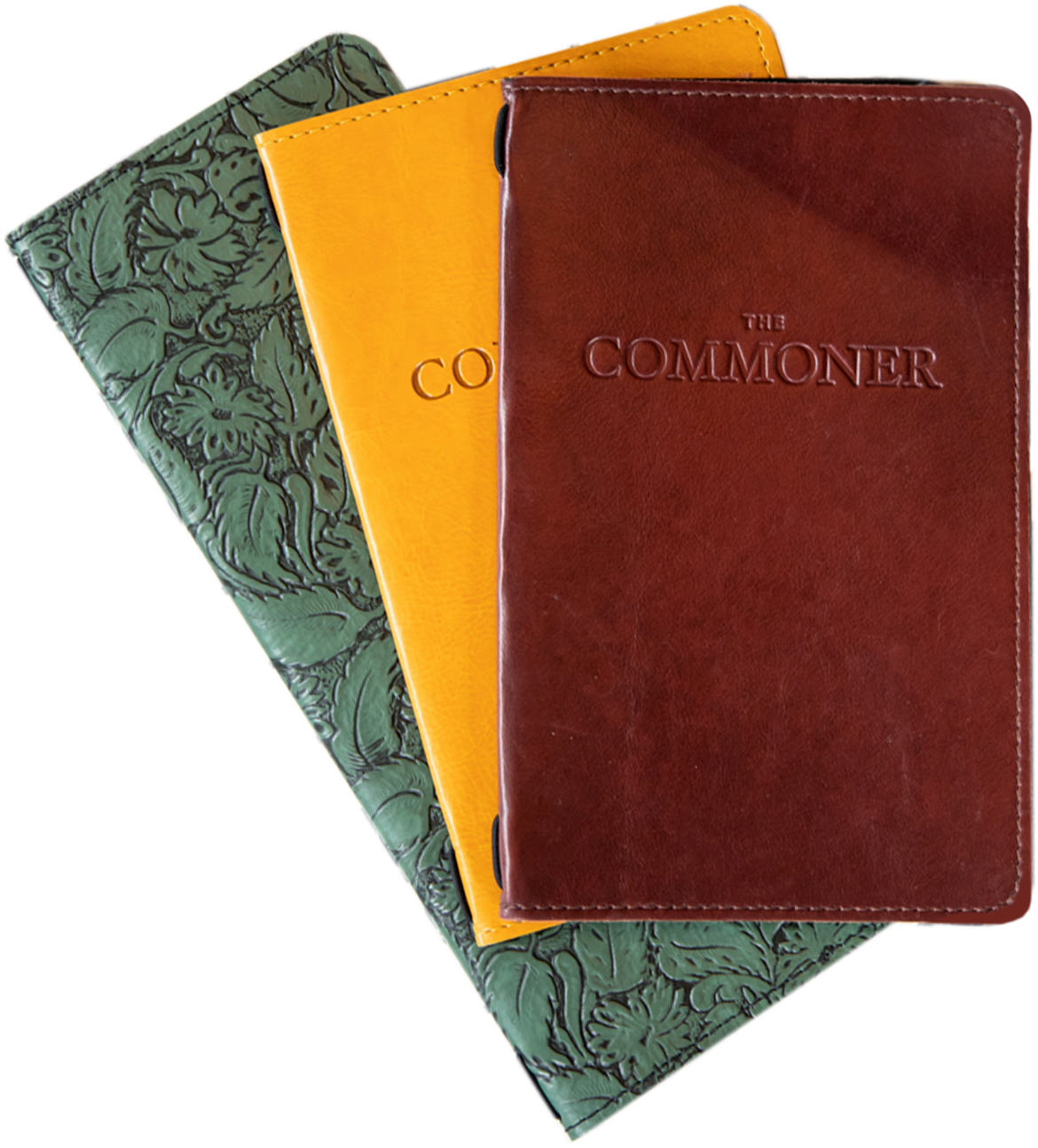 The menus of The Commoner Roncy in a stack.