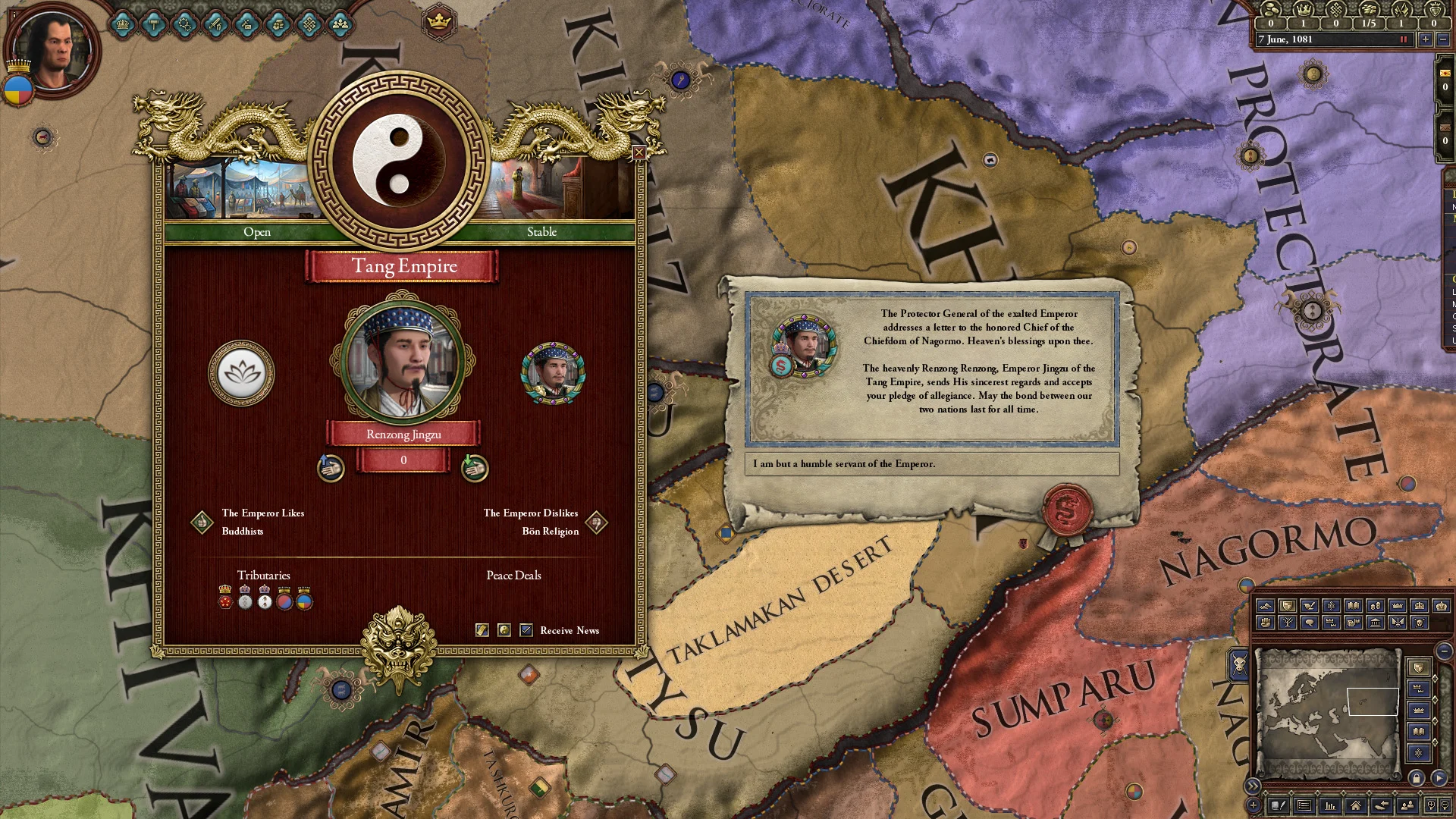 Crusader Kings II: Jade Dragon (screenshot 1)