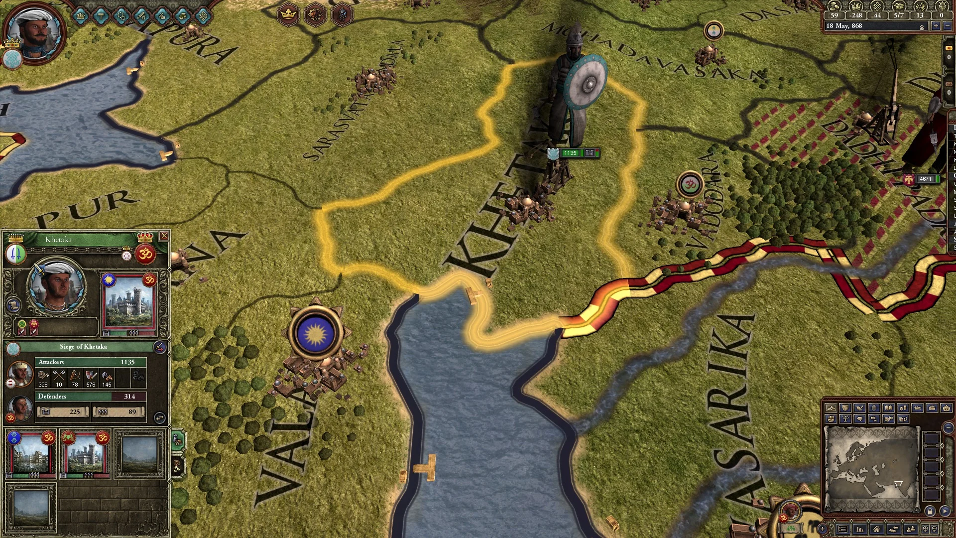 Crusader Kings II: Songs of India (screenshot 4)