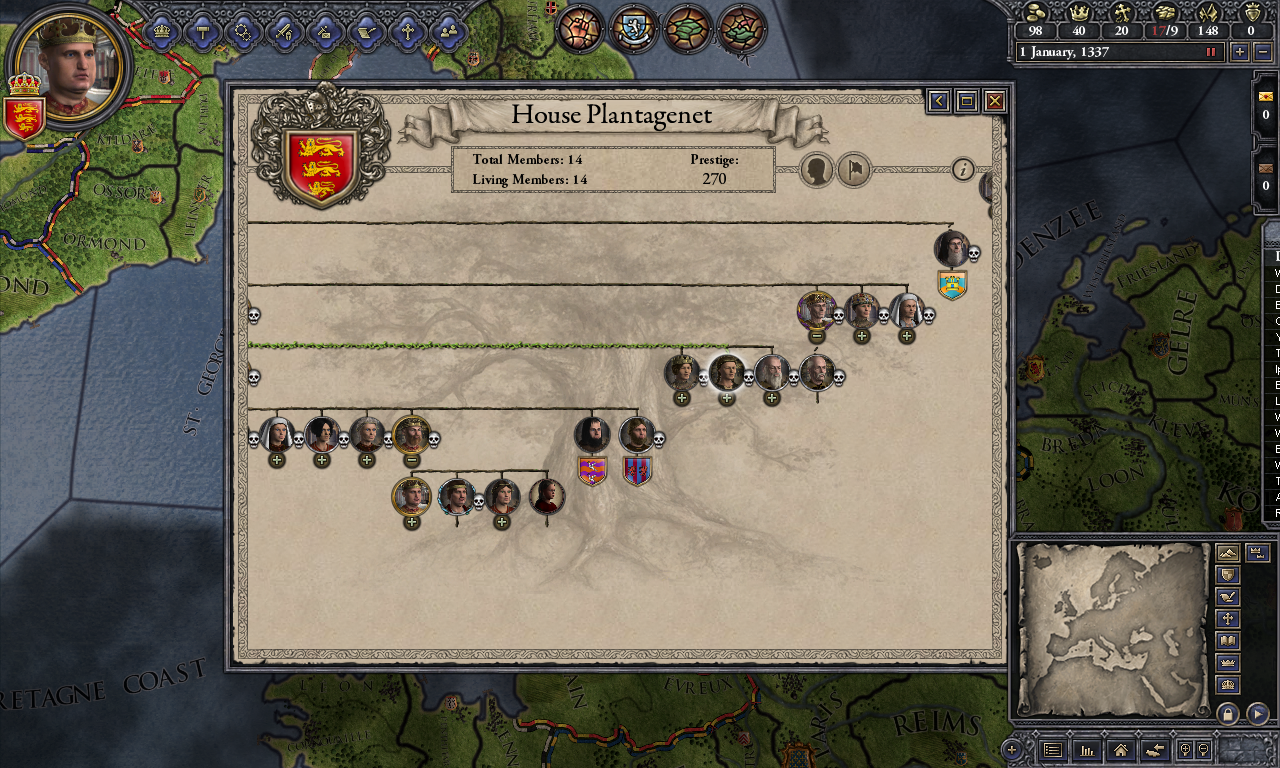 Crusader Kings II: Dynasty Shield (screenshot 1)