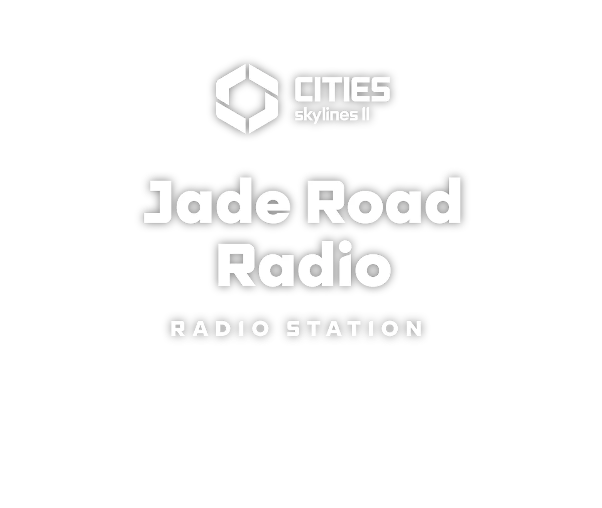 Logotype for Cities: Skylines II - Jade Road Radio