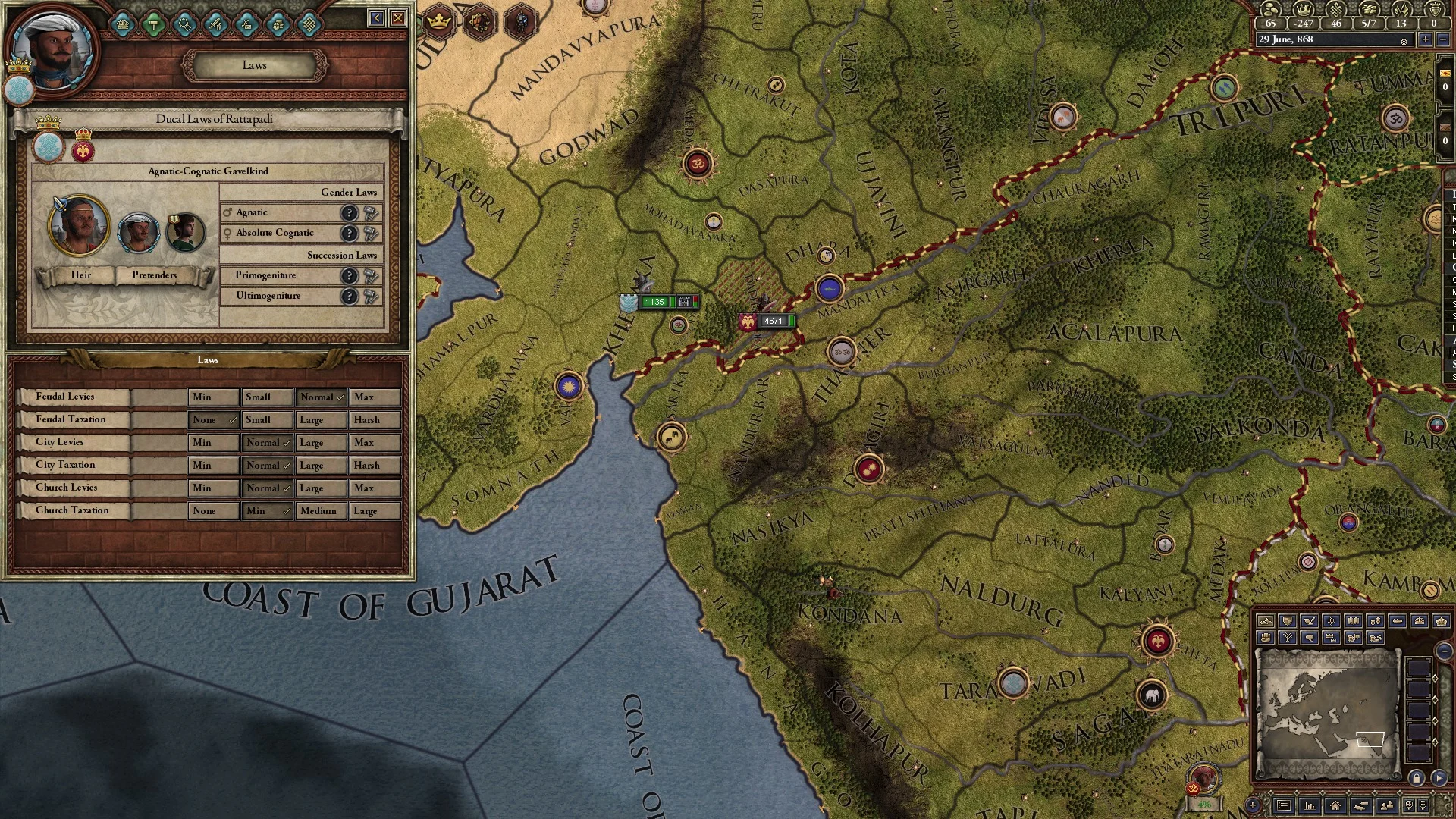 Crusader Kings II: Songs of India (screenshot 9)