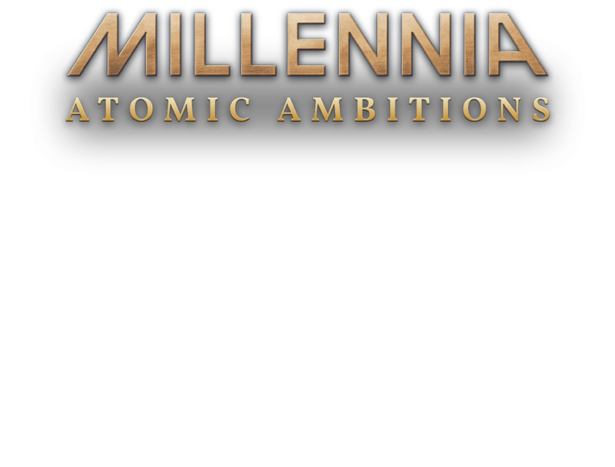 Logotype for Millennia - Atomic Ambitions