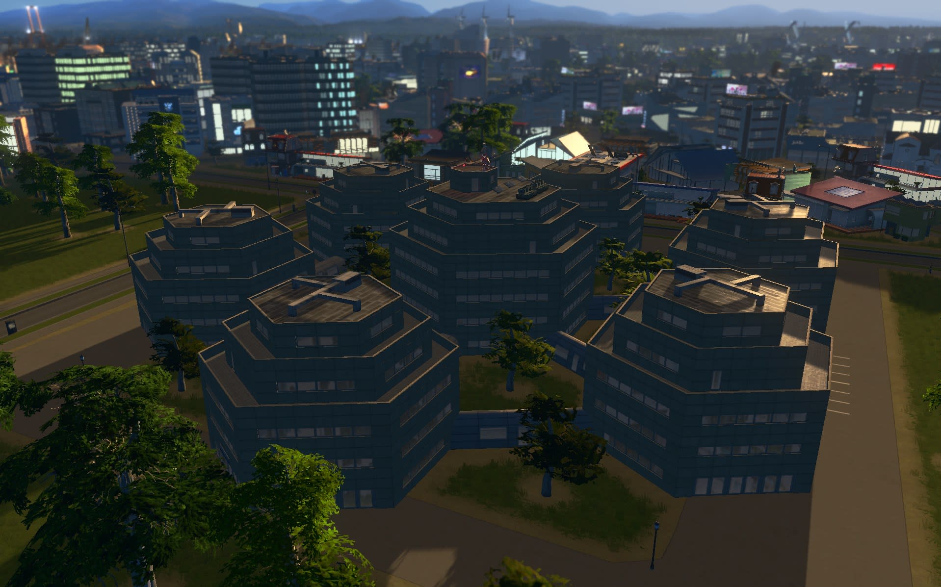 Cities: Skylines - High-Tech Buildings (screenshot 3)