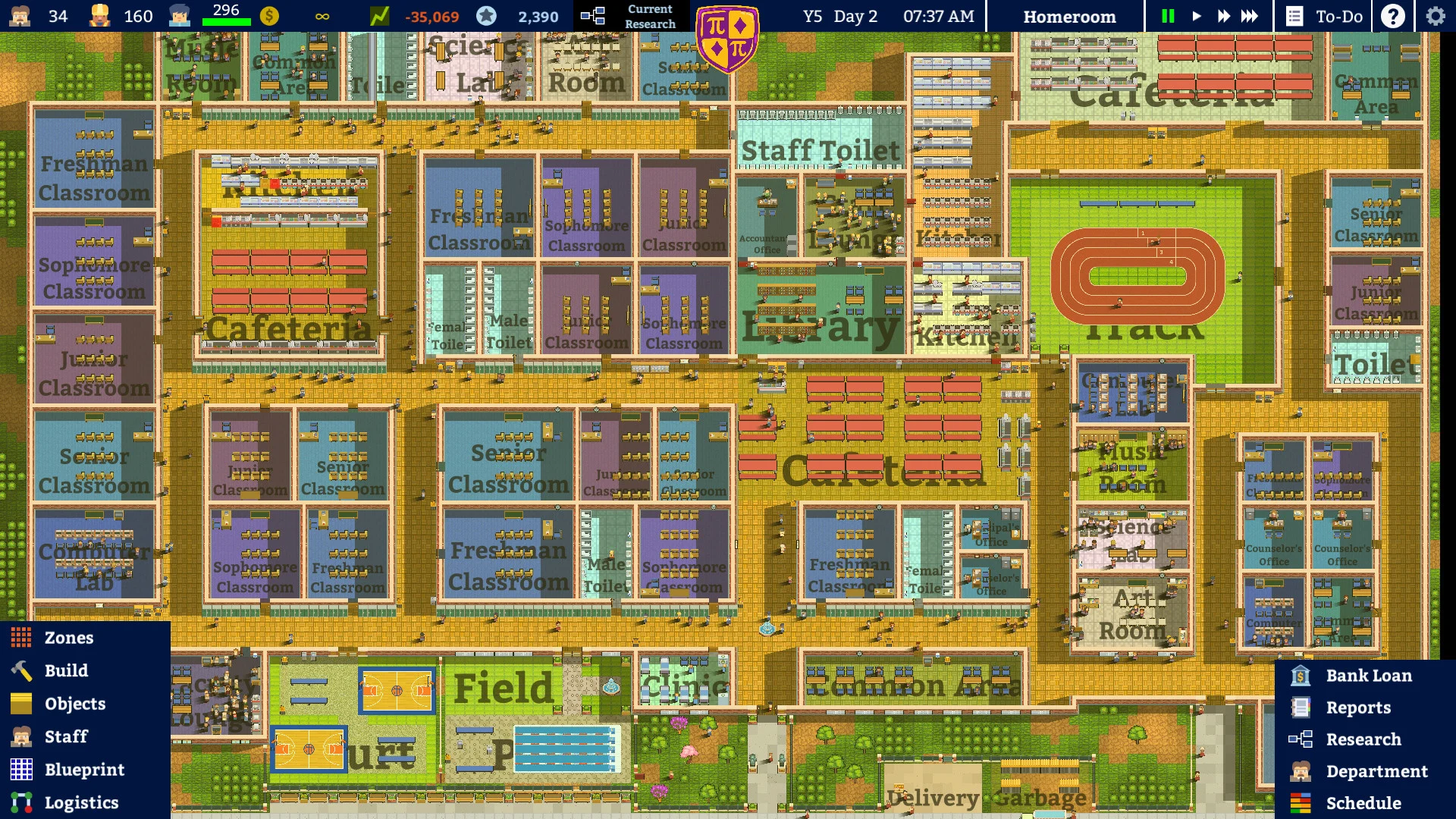Academia School Simulator Screenshot 1