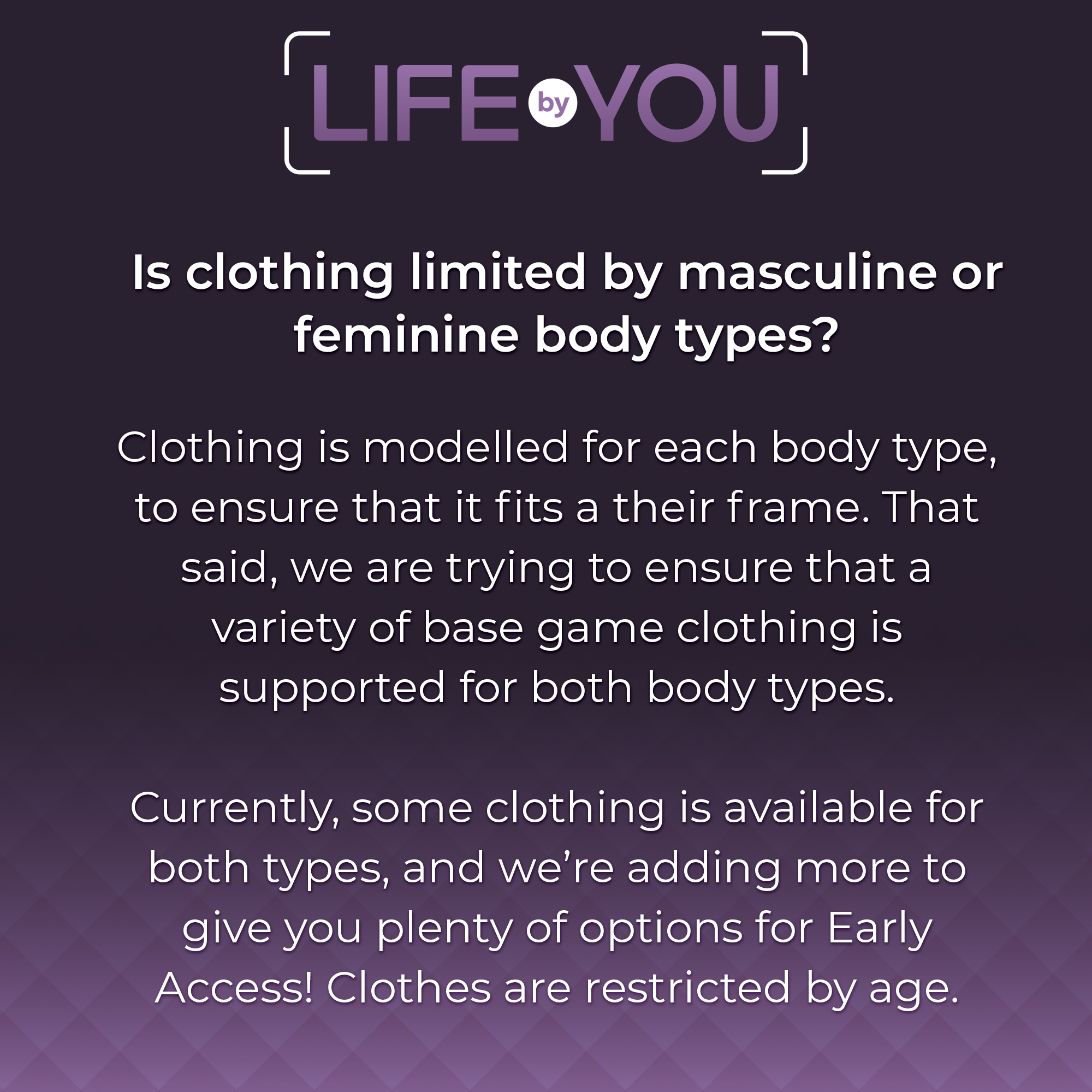 QnA Is clothing limited by body type?