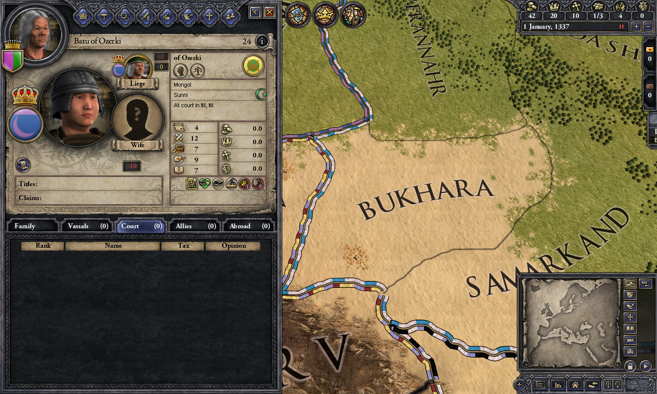 Crusader Kings II: Mongol Faces (screenshot 5)