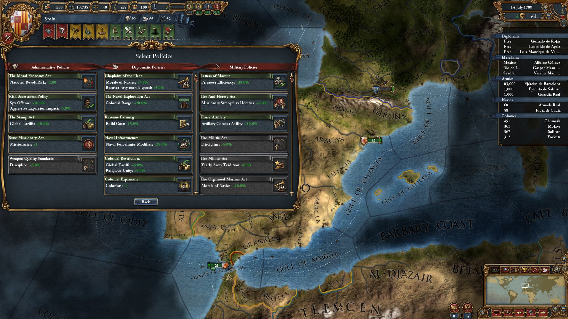 Europa Universalis IV: Wealth of Nations (screenshot 1)