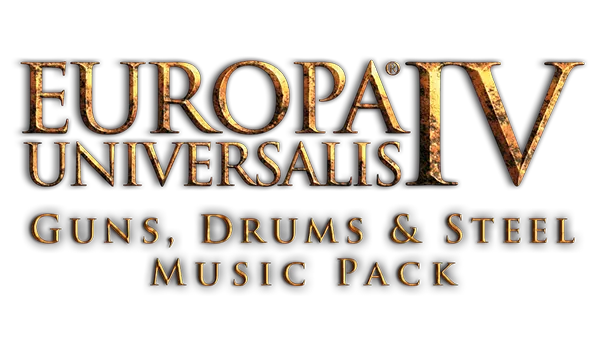 Logotype for Europa Universalis IV: Guns, Drums and Steel
