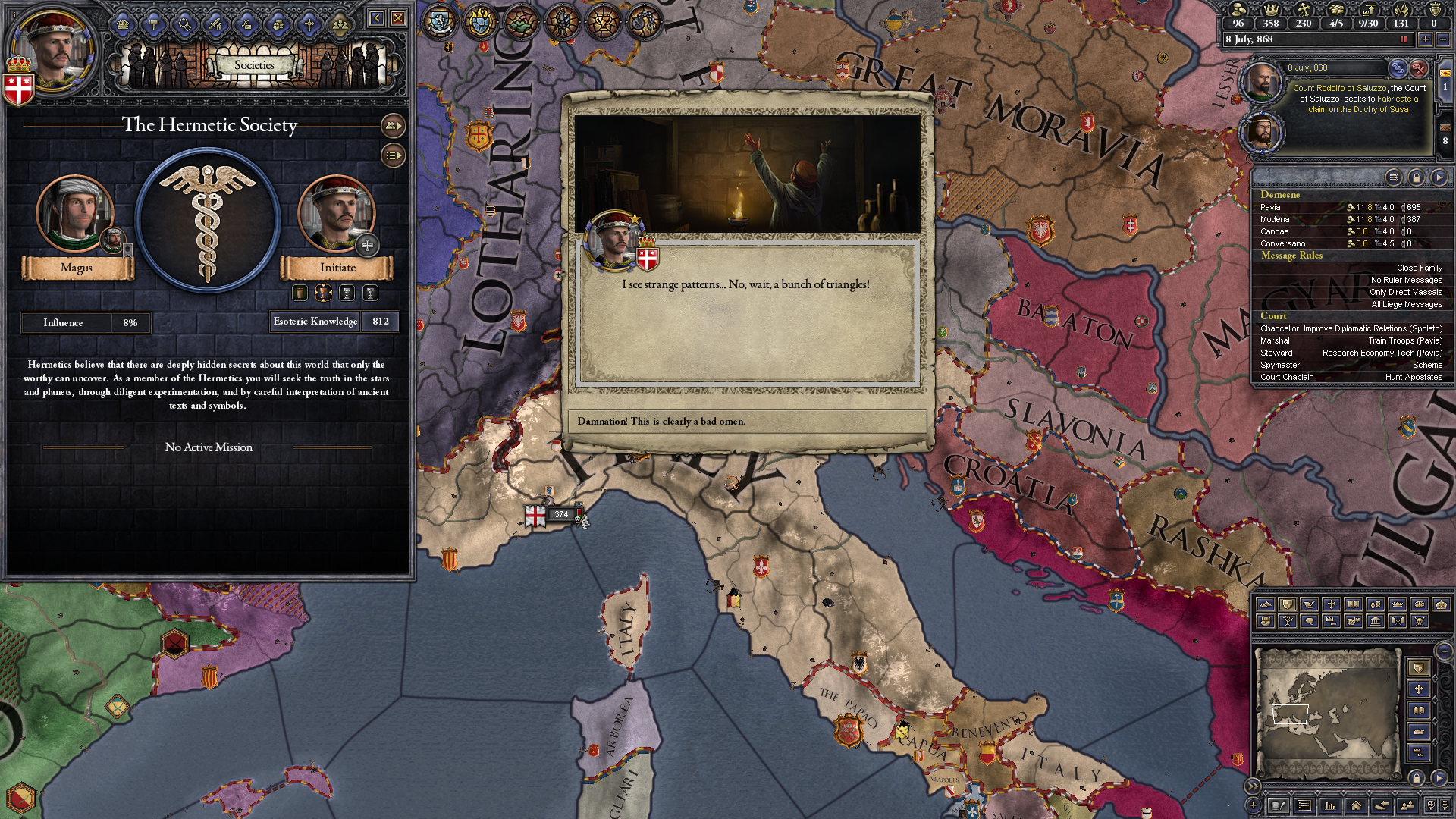 Crusader Kings II: Monks and Mystics (screenshot 4)