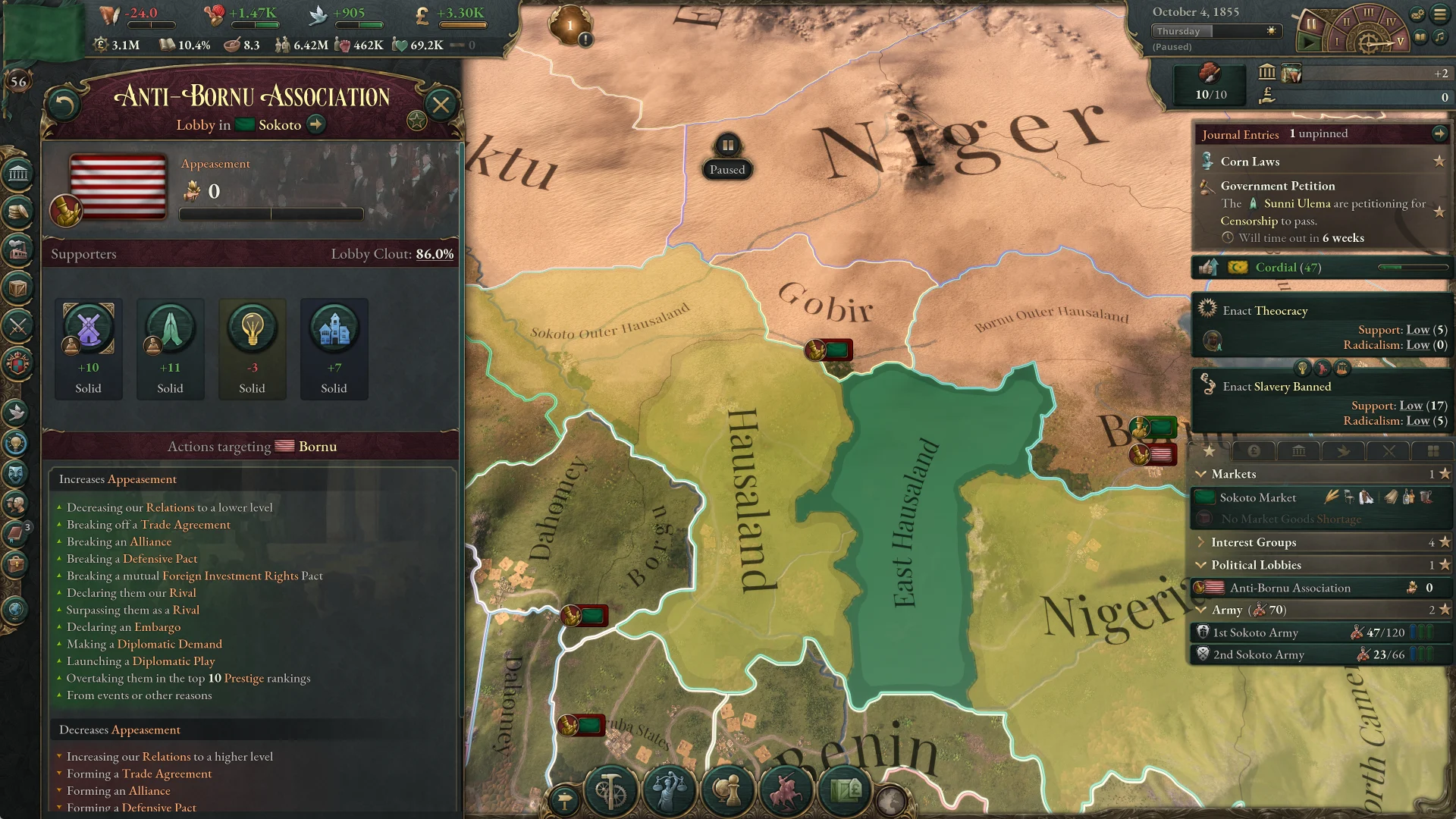 Victoria 3 Sphere Of Influence Screenshot 5