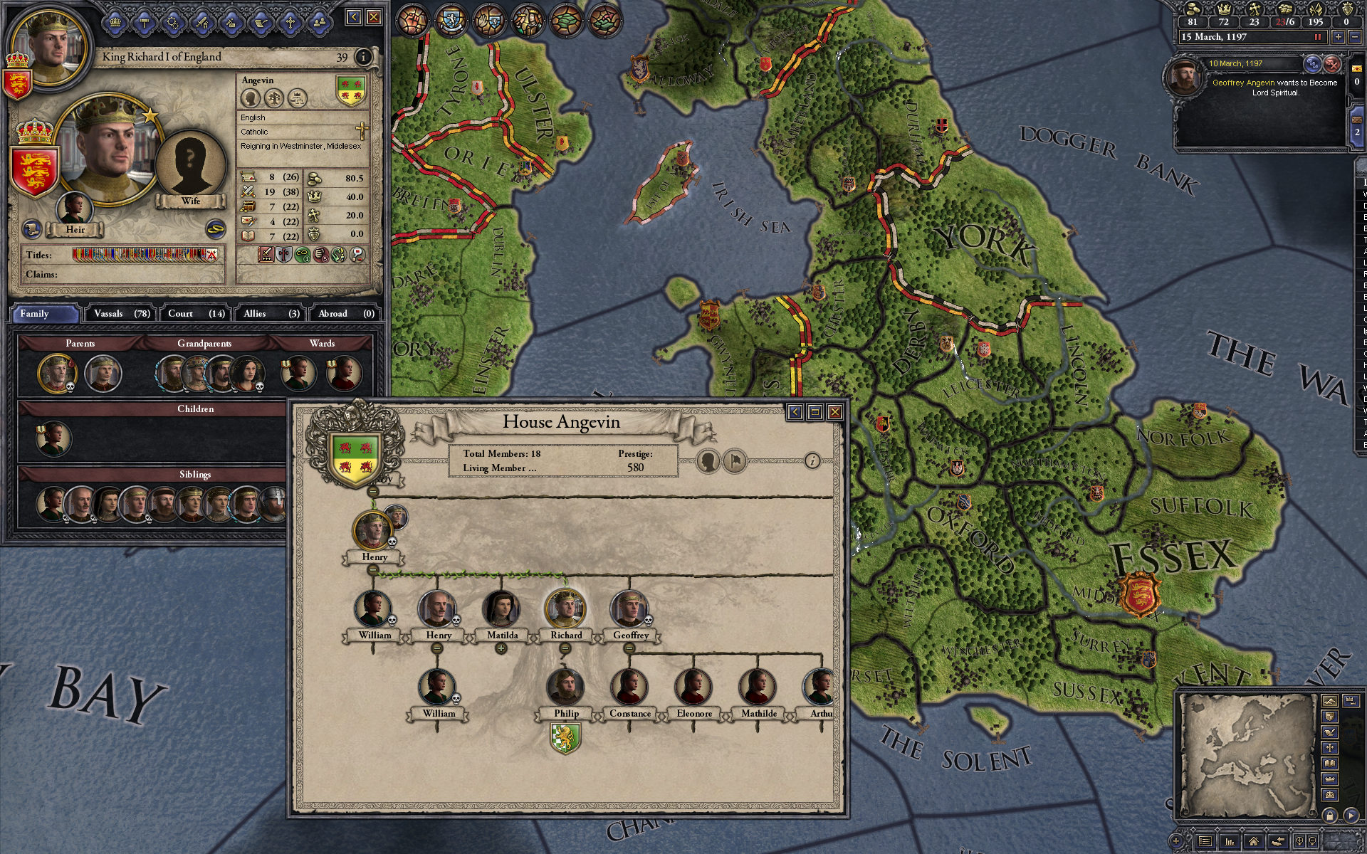 Crusader Kings II: Songs of Albion (screenshot 6)