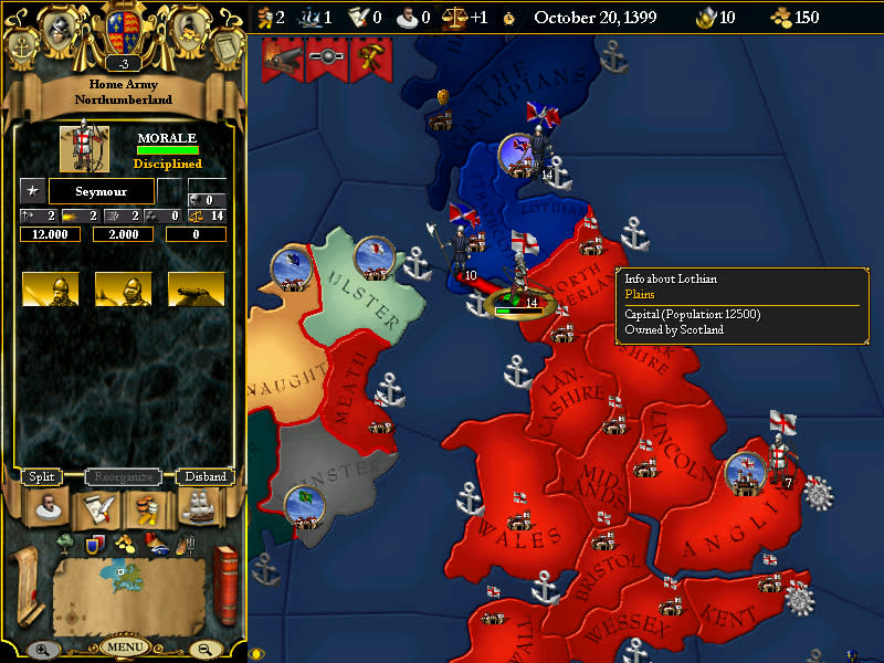 For the Glory: A Europa Universalis Game (screenshot 2)