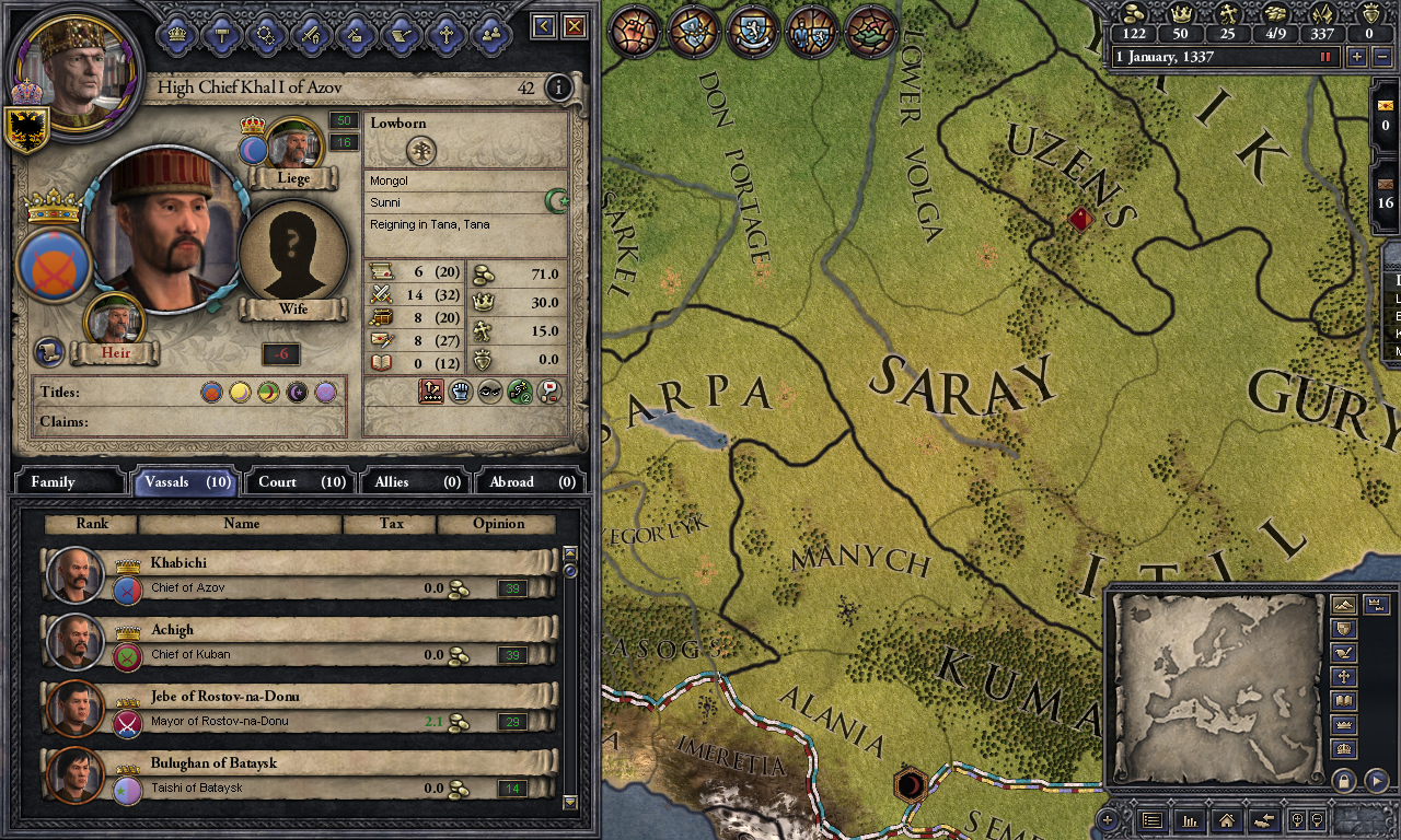 Crusader Kings II: Mongol Faces (screenshot 8)