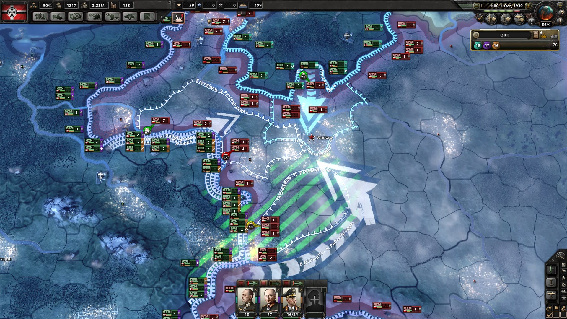 Hearts of Iron IV: Together for Victory (screenshot 1)