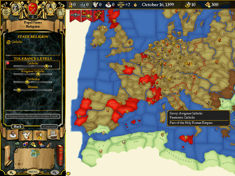 For the Glory: A Europa Universalis Game (screenshot 3)