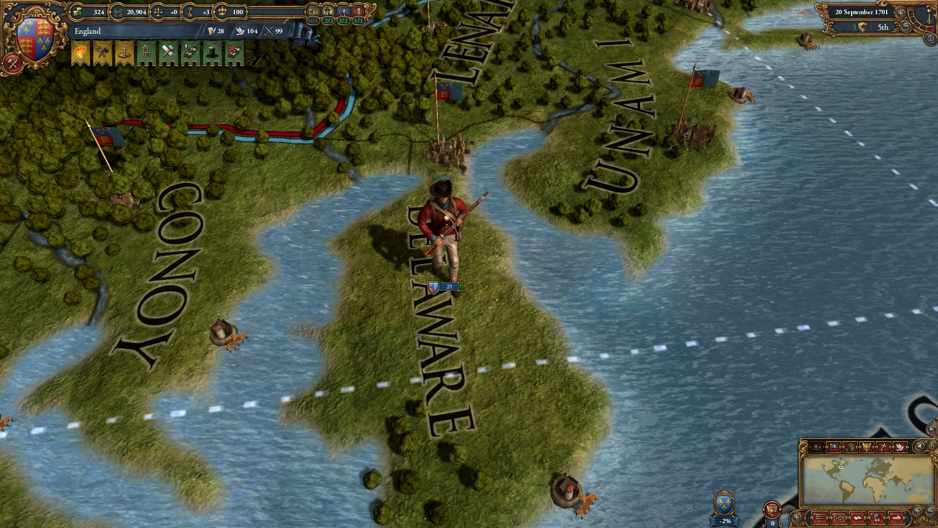 Europa Universalis IV: Colonial British and French Unit Pack (screenshot 5)