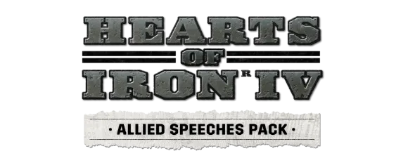 Logotype for Hearts of Iron IV: Allied Speeches Pack