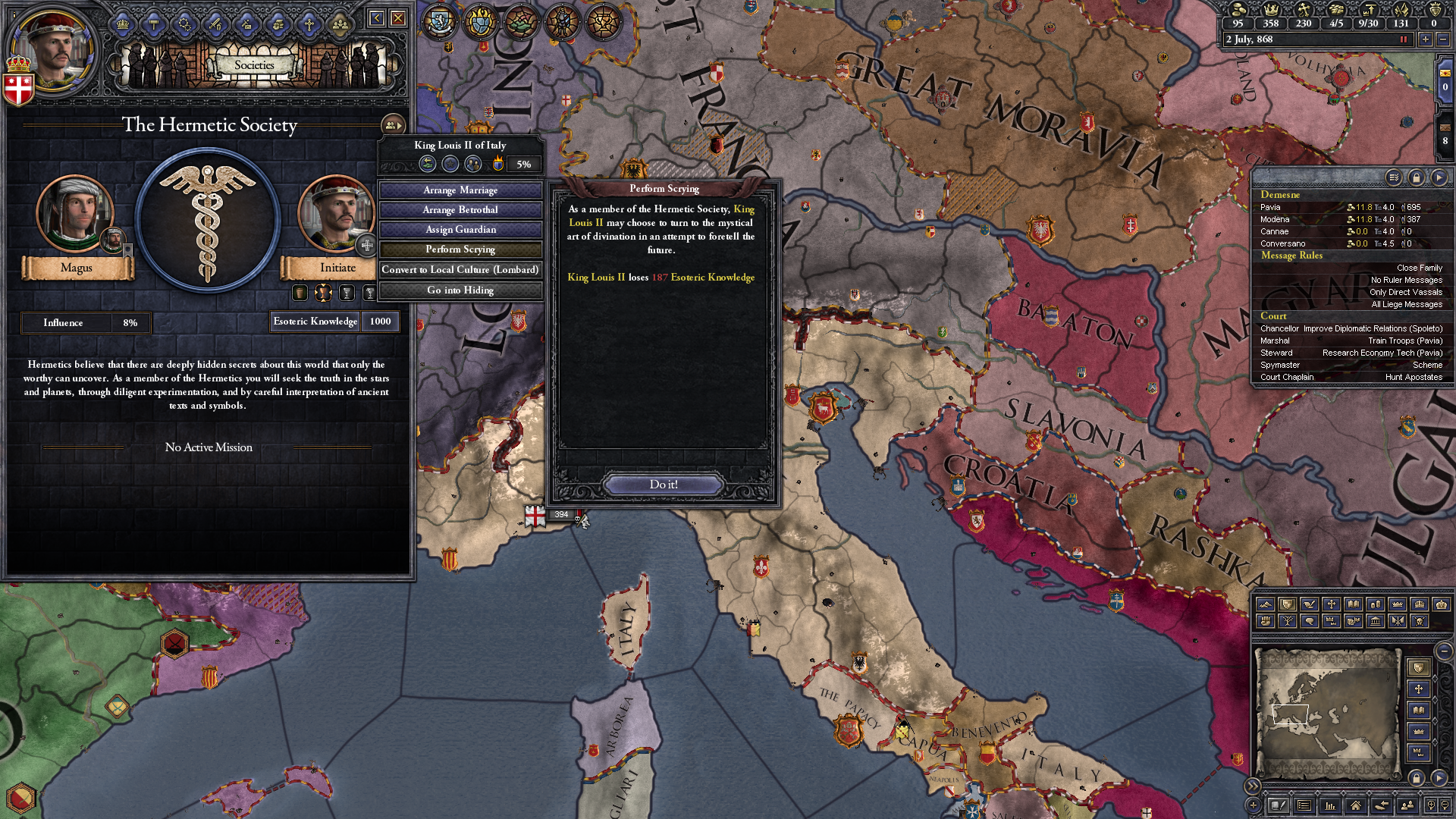 Crusader Kings II: Monks and Mystics (screenshot 3)