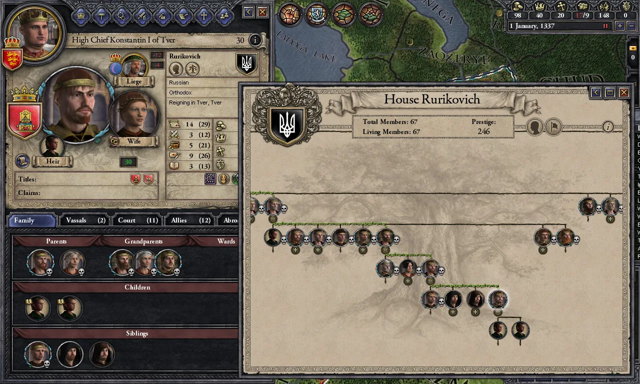 Crusader Kings II: Dynasty Shield (screenshot 6)