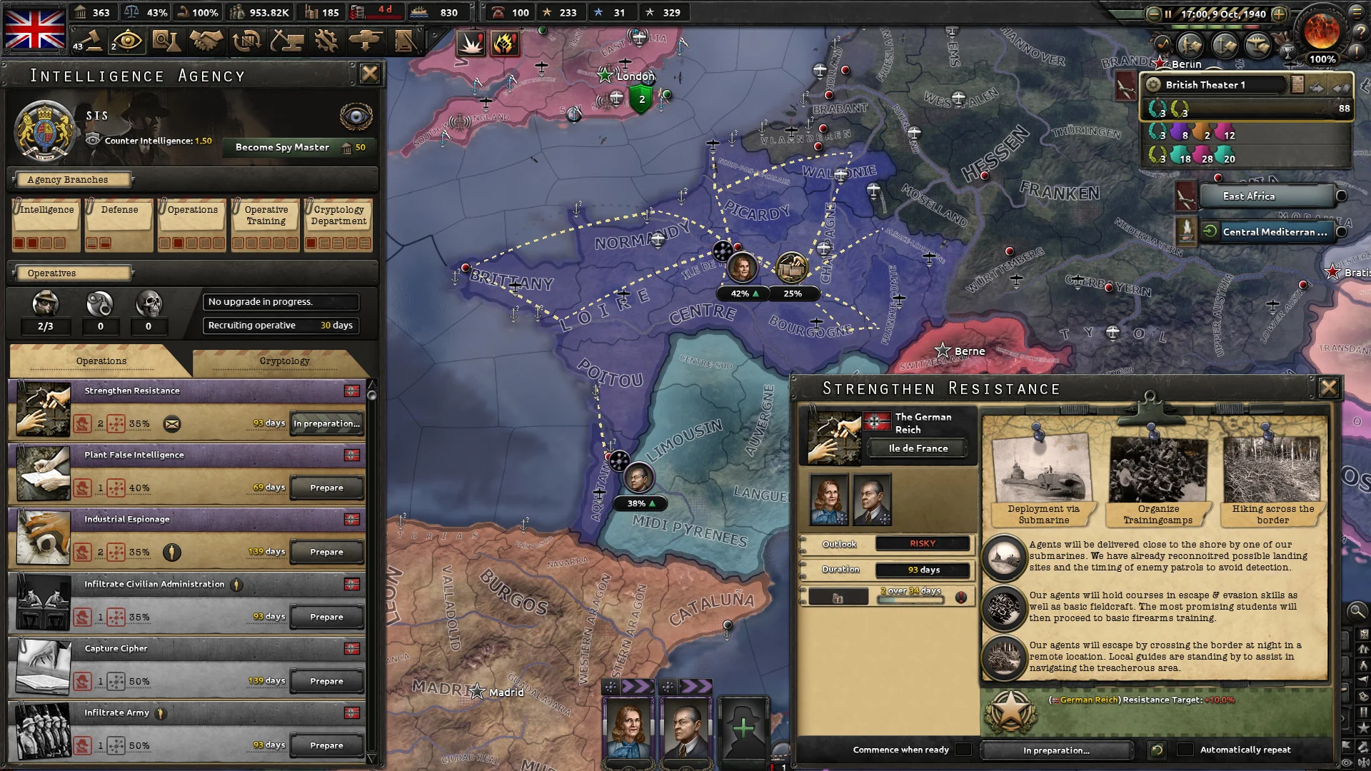 Hearts of Iron IV: La Resistance (screenshot 3)