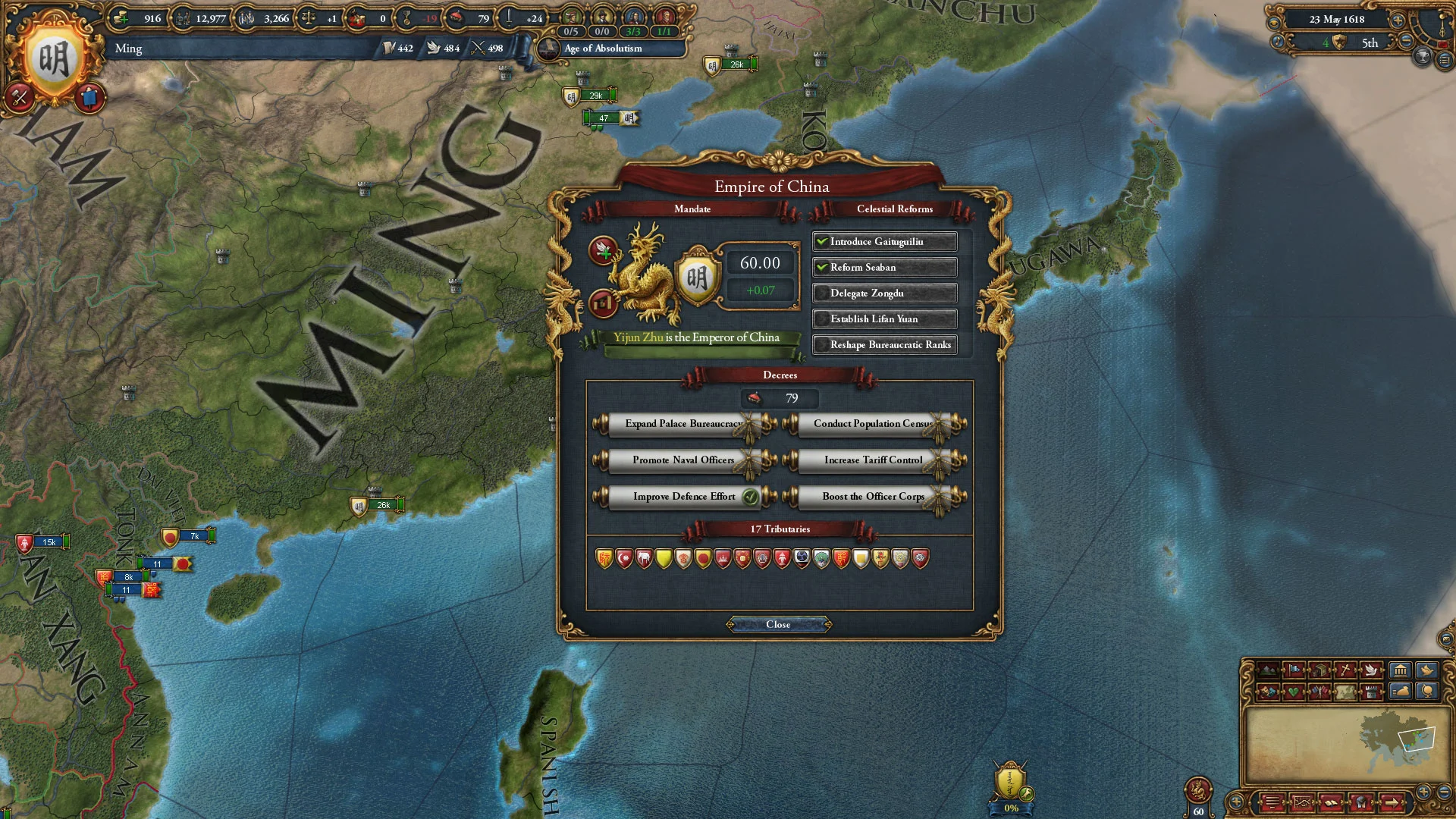 Europa Universalis IV: Mandate of Heaven (screenshot 6)