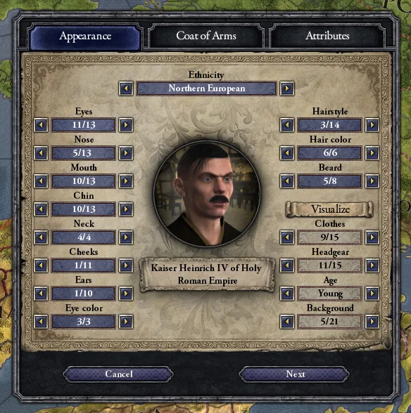 Crusader Kings II: Ruler Designer (screenshot 3)