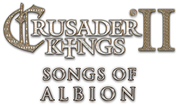 Logotype for Crusader Kings II: Songs of Albion