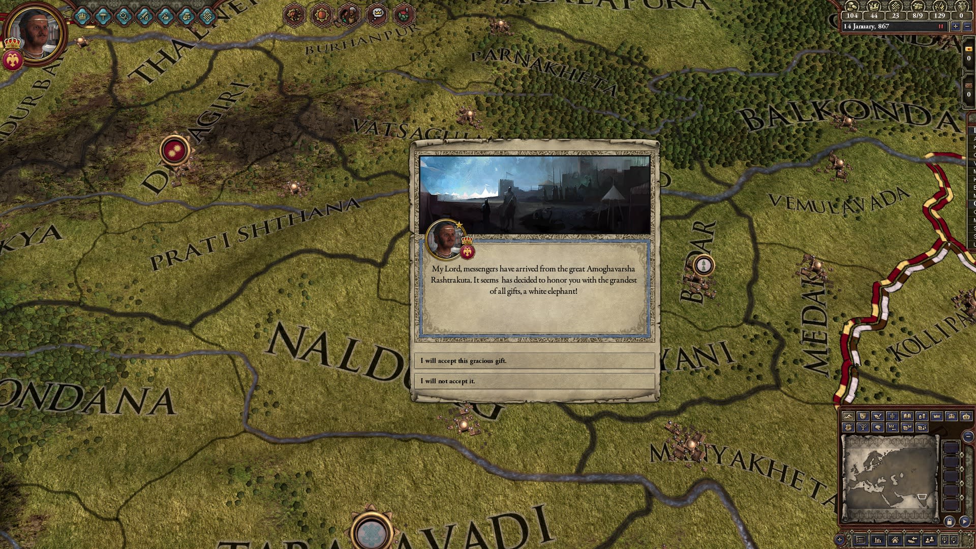 Crusader Kings II: Songs of India (screenshot 6)