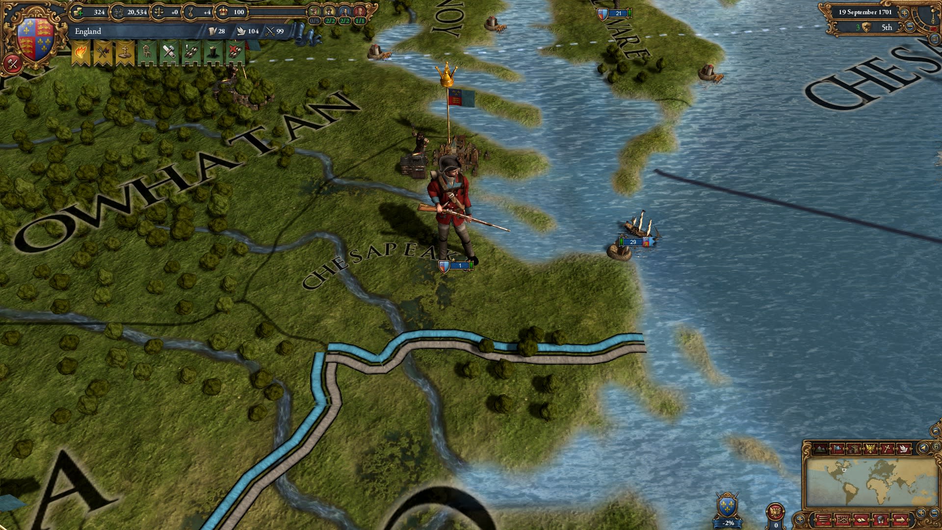 Europa Universalis IV: Colonial British and French Unit Pack (screenshot 2)