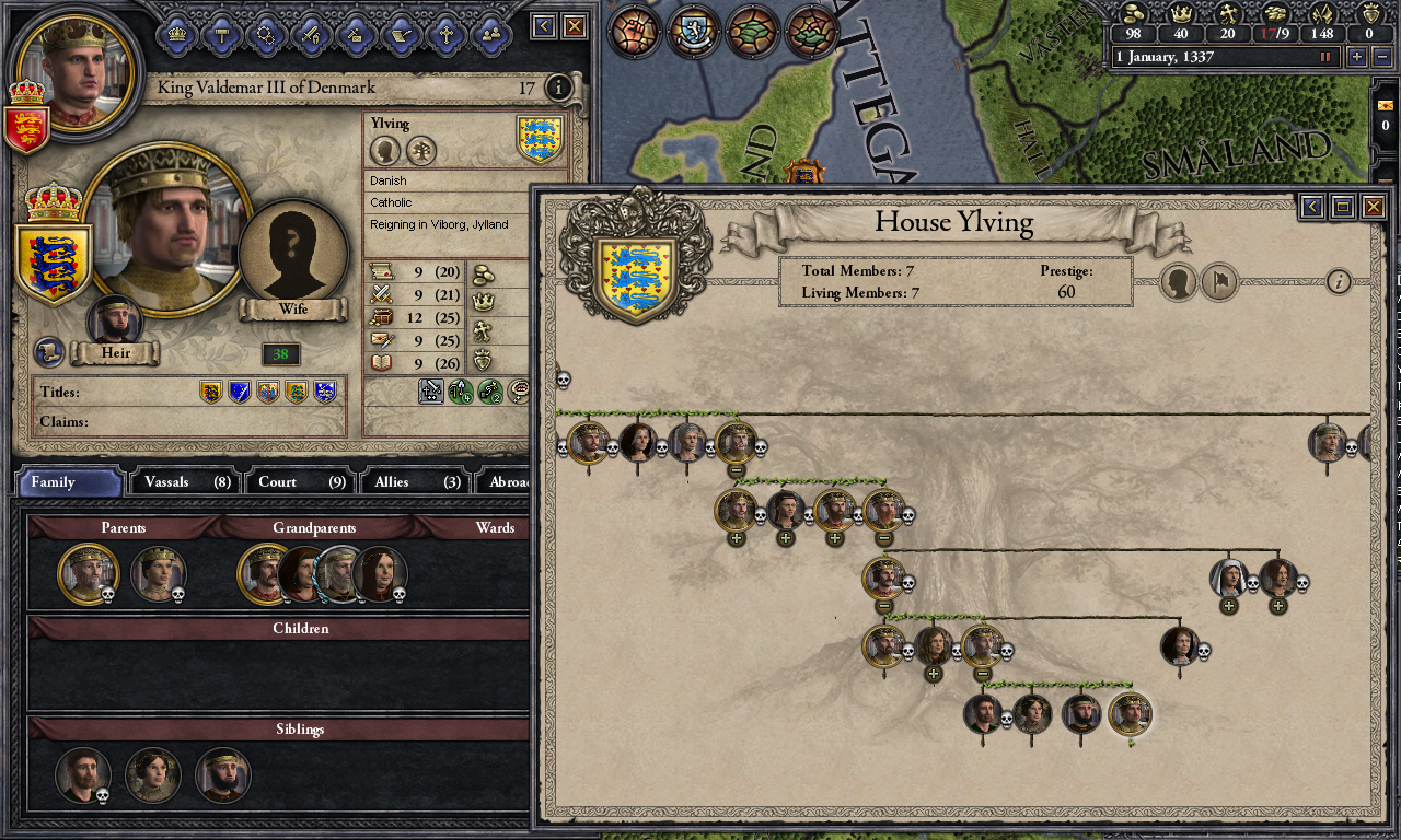 Crusader Kings II: Dynasty Shield (screenshot 7)