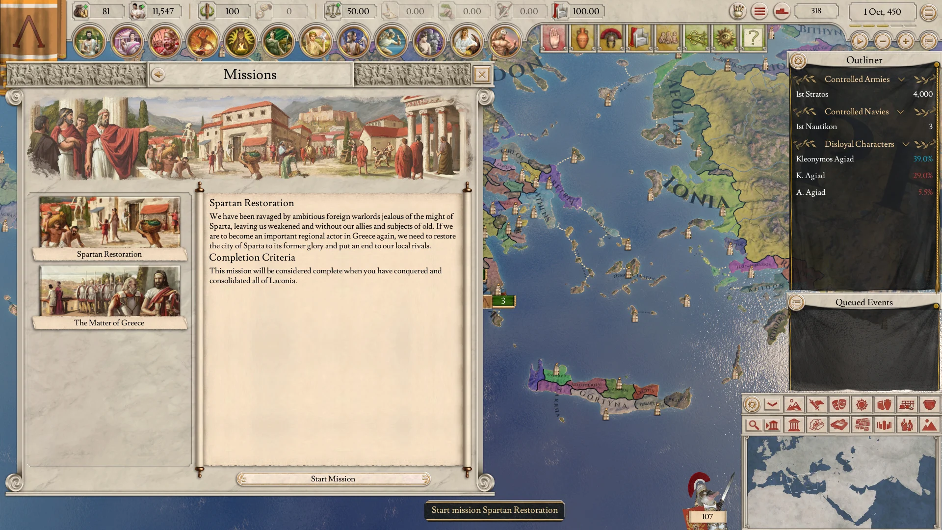 Imperator: Rome - Magna Graecia Content Pack (screenshot 3)