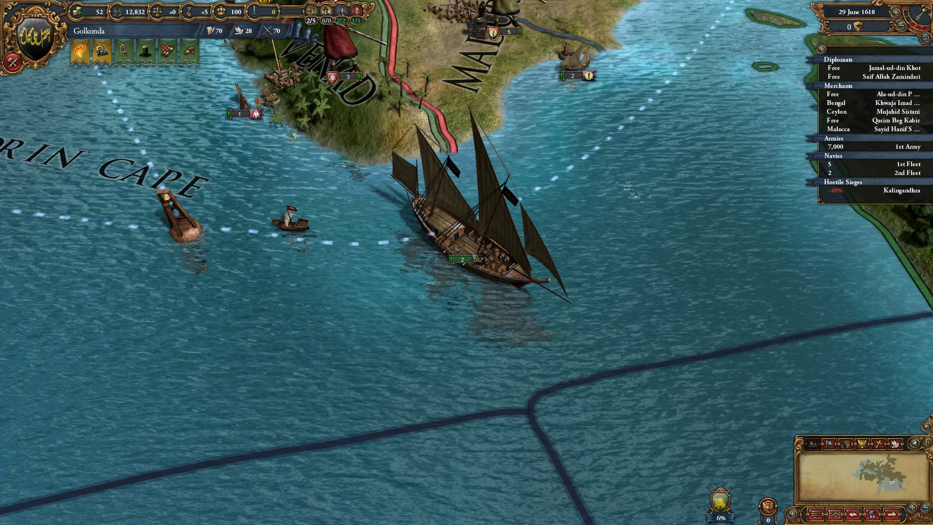 Europa Universalis IV: Indian Ships Unit Pack (screenshot 3)