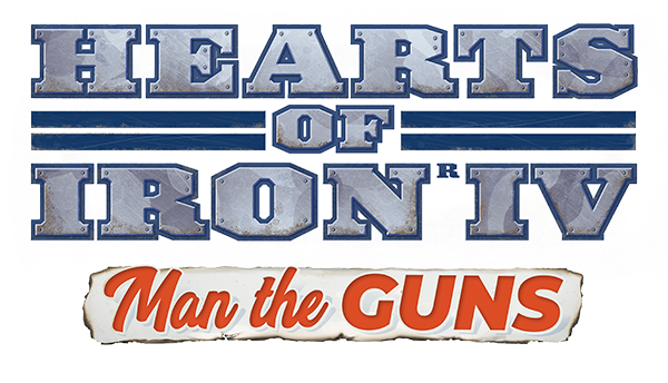 Hearts of Iron IV: Man the Guns - logo