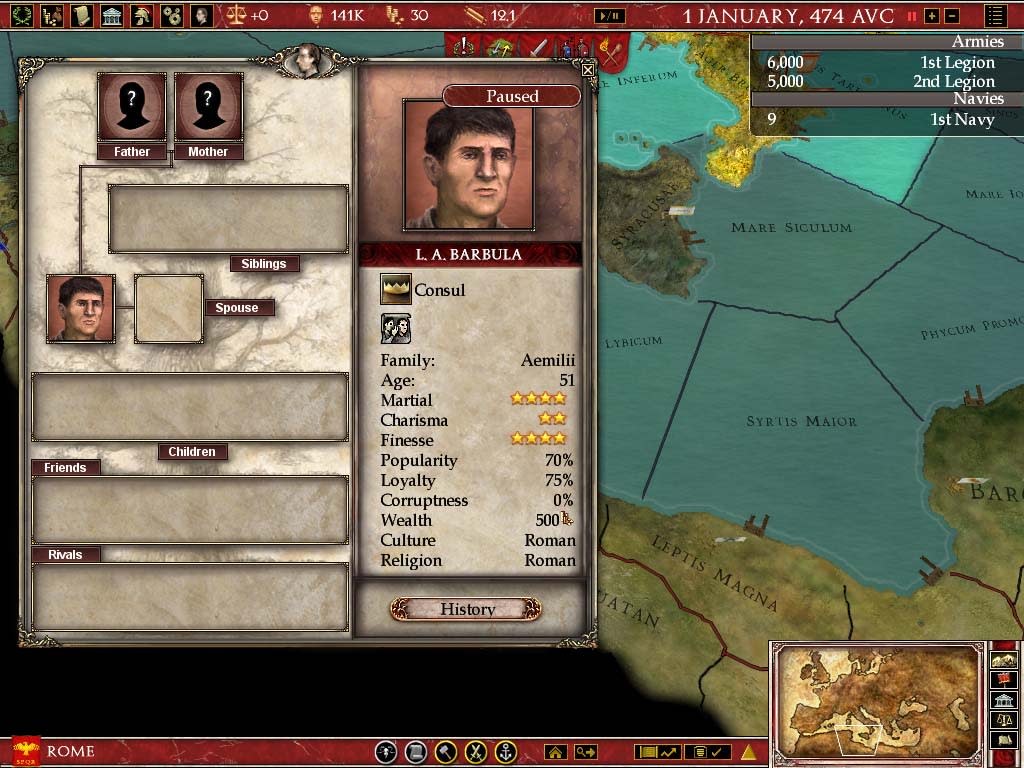 Europa Universalis Rome Gold (screenshot 2)