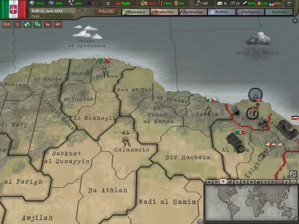 Hearts of Iron III (screenshot 2)
