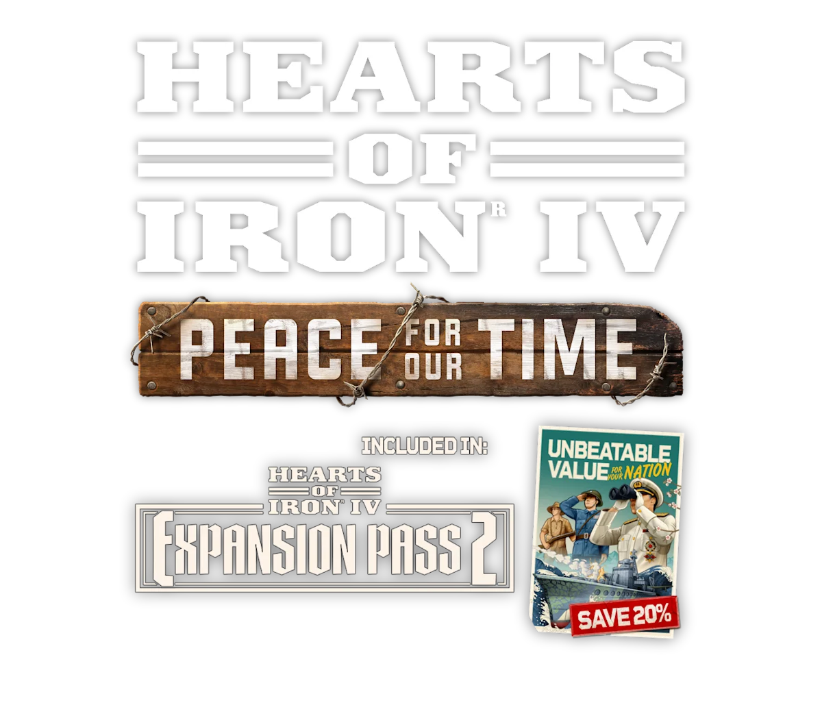 Logotype for Hearts of Iron IV: Peace For Our Time