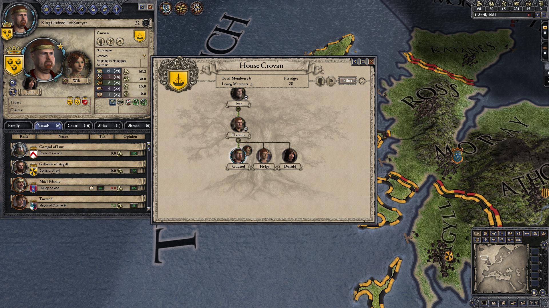 Crusader Kings II: Dynasty Shields Charlemagne (screenshot 2)