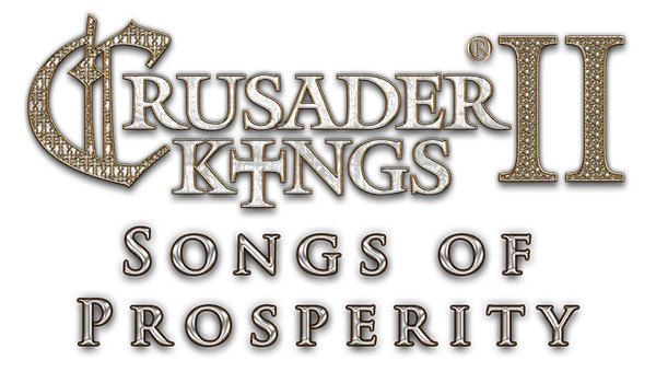 Logotype for Crusader Kings II: Songs of Prosperity